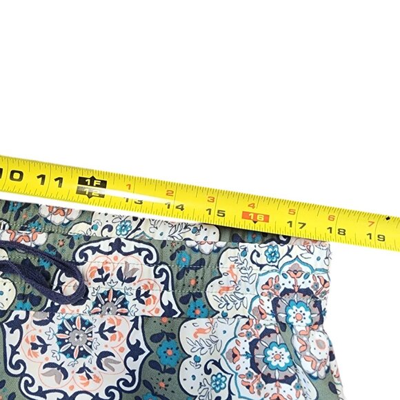 LOFT Women's Floral Wide-Leg Pants, Size L, Lightweight 100% Polyester - Picture 13 of 16